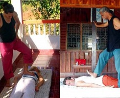 Āyurvedic Walking Massage
